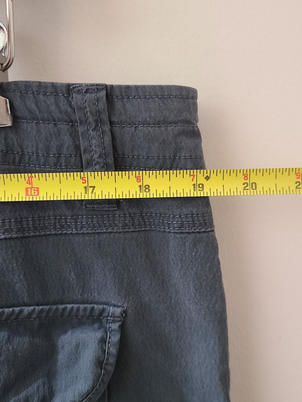KUHL Stretch Cargo Pants Blue SPLASH Roll-Up Sz 18 Wide Cabincore Active - Picture 15 of 16